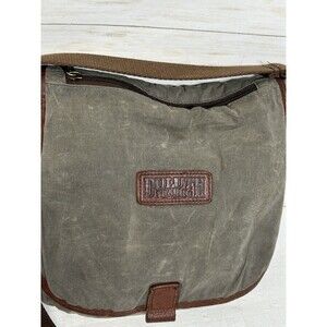 Rugged Organic DULUTH TRADING Oil Cloth Sling Crossbody Messenger Bag Men Womens